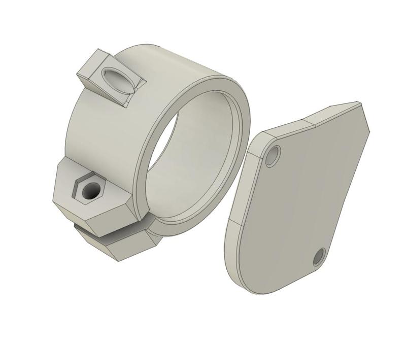 Protective cover for the flashlight (DLIGHT Odin)