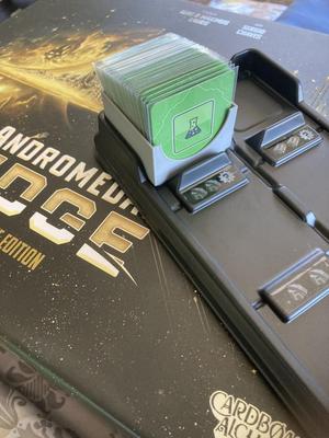 Andromeda's Edge sleeved card holder