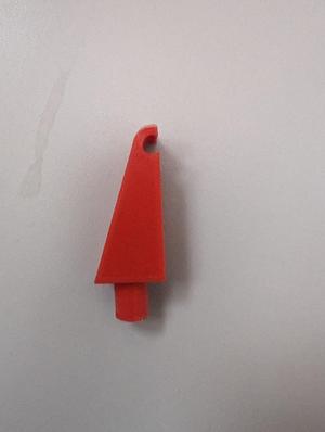 Blind corner shelf wire holder