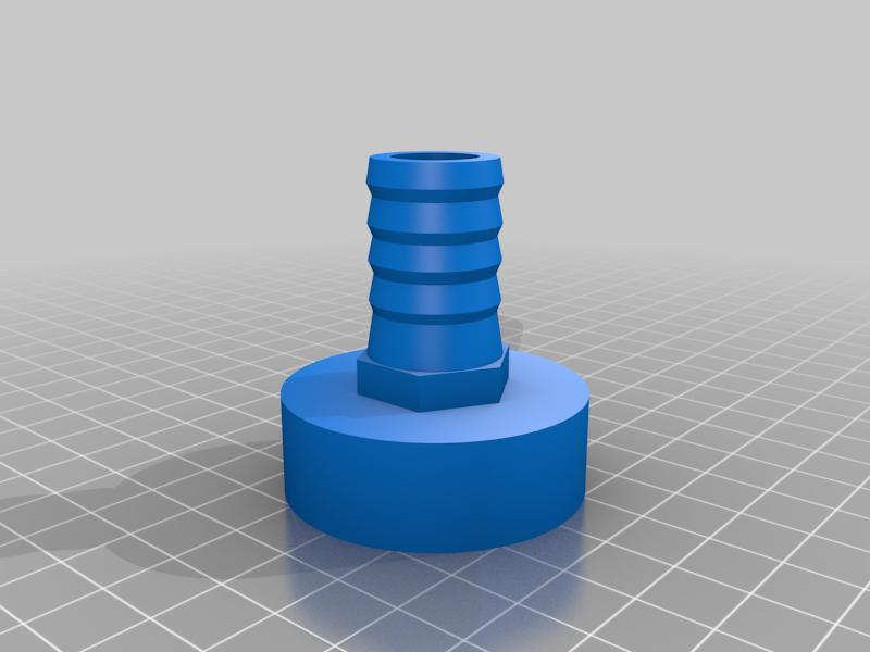 Gas Caddy to Electric Transfer Pump Hose Barb Connector