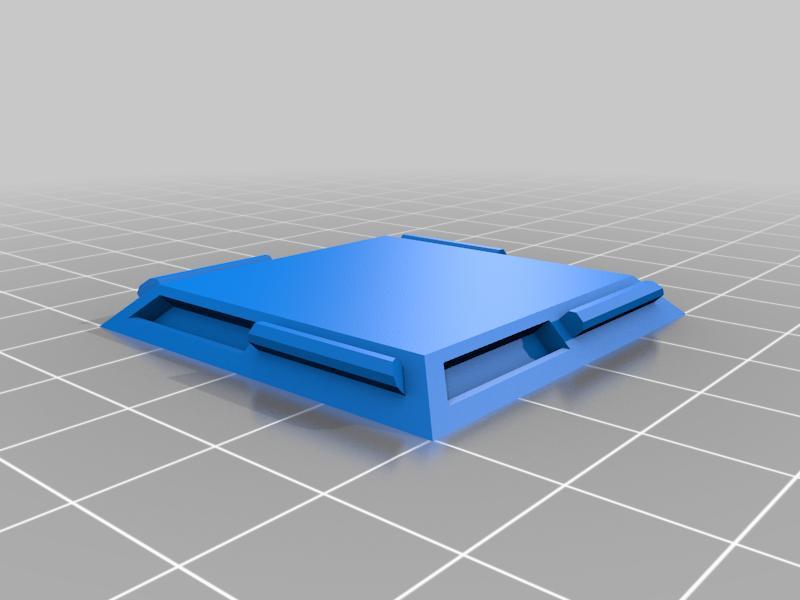 Snap-together cube sides