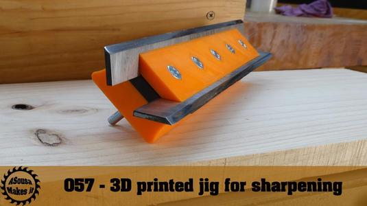 Jointer/planer blade sharpenning jig