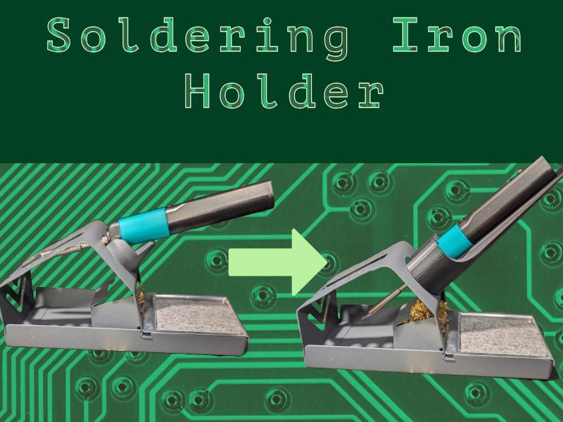 Pinecil Soldering Iron Holder Adaptor