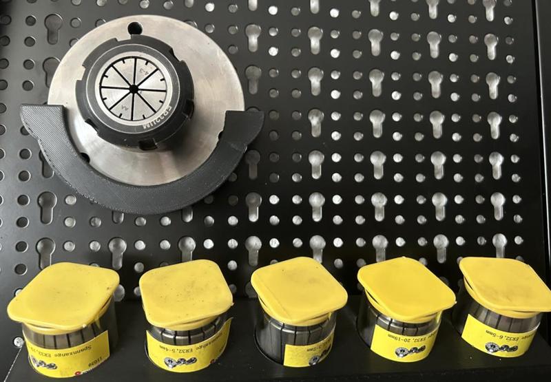 Spannzangen Ø 100 mm Aufnahmeflansch Halter