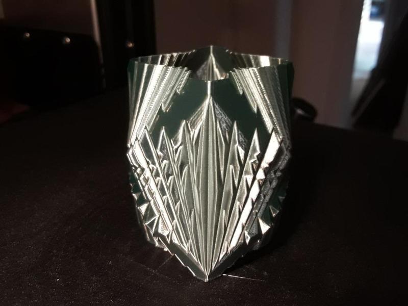 Faceted Deco Vase