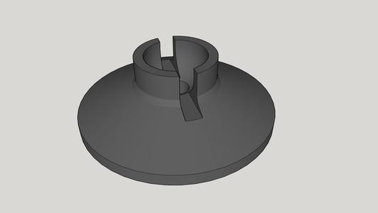 SAITEK yoke connection mounting device