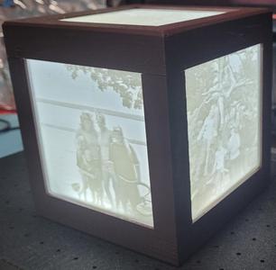 Lithophane Light Box with Removable Top