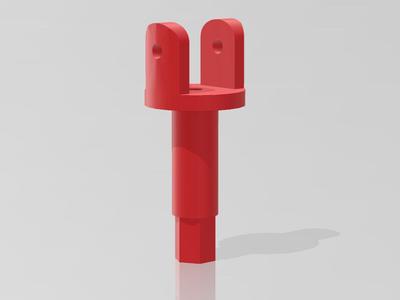 Rear axle / wheel suspension spare part for Carrera Mario Kart Mach 8 (RC)