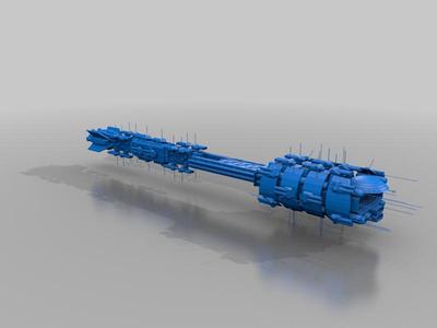 Babylon 5 Alexiares Planetary Bombardment / Defense Ship