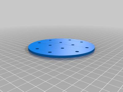 4 x 4 Round Magnetic Base