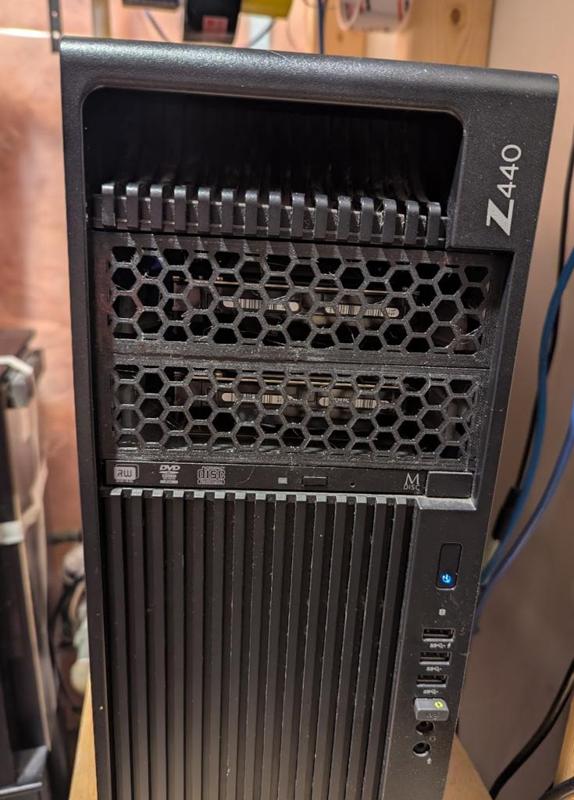 HP z440 hi-flow honeycomb drive cover