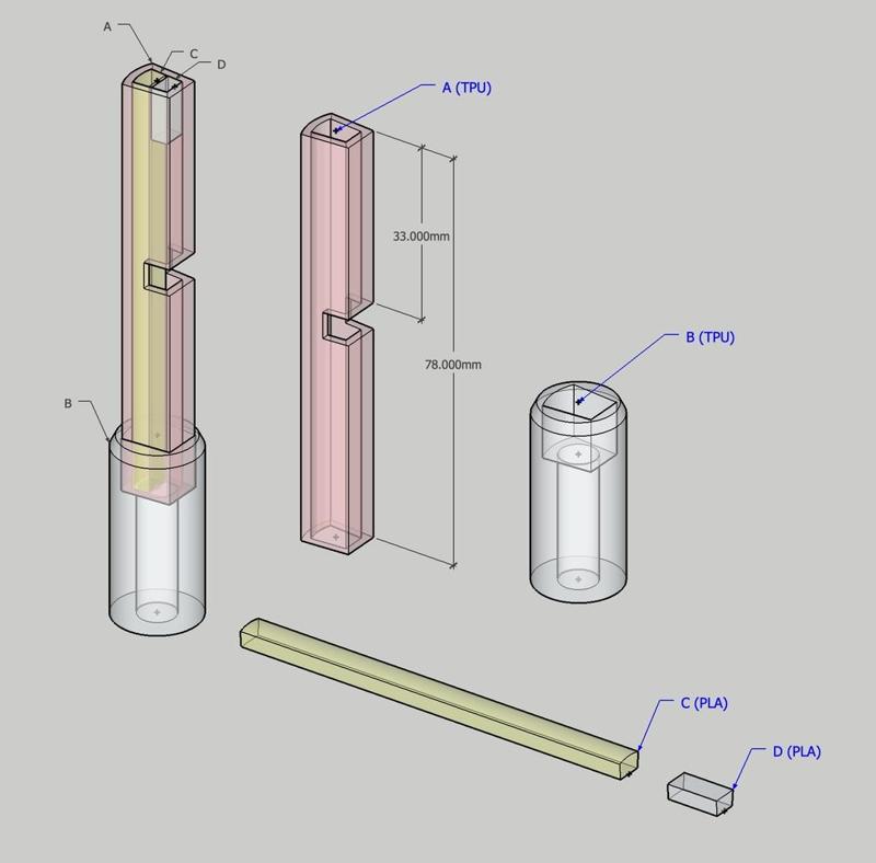 Alcohol detection straw