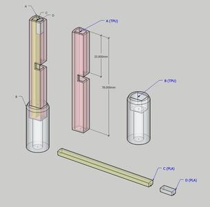 Alcohol detection straw