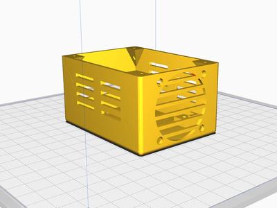 Mosfet Case with 40mm Fan by 3DAntics [modified for easy printing]