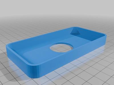 110mm x 54mm PVC flat duct endcap