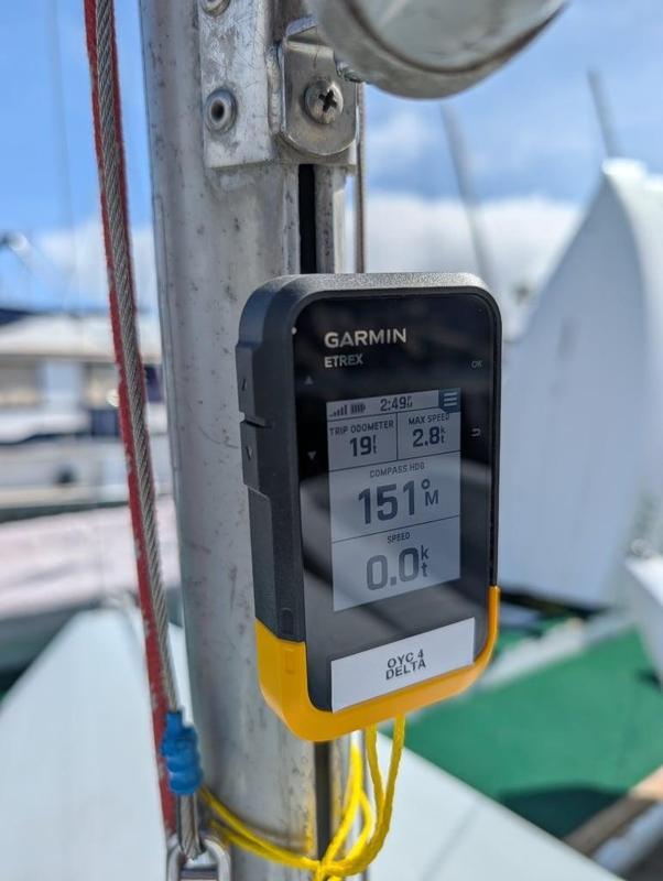 CFJ, 420, V15 sailboat Garmin eTrex Mast Mount