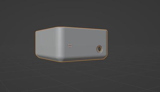 Square Bottom Base with an interior keyhole