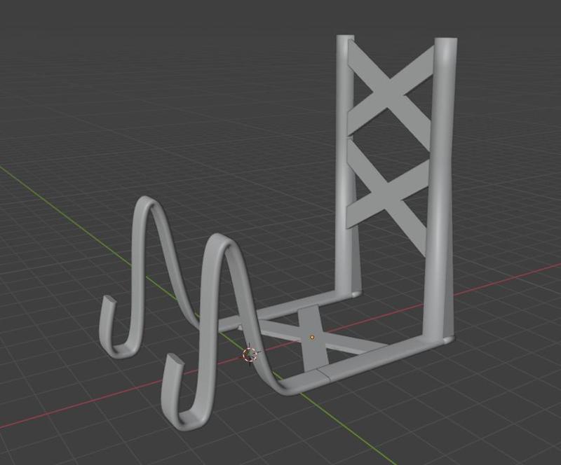 3D Printed Vinyl Stand and Storage