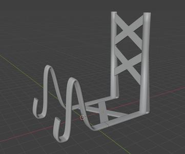 3D Printed Vinyl Stand and Storage