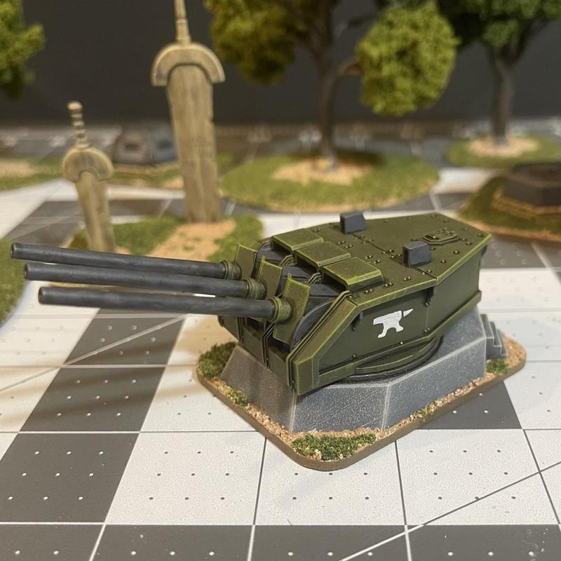 1-100 Colonial Battleship Turret Fortress Mount