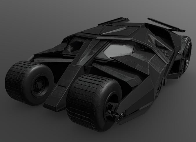Batmobil Car rip by mcka3ax40