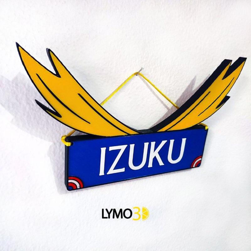 NAME PLATE IZUKU