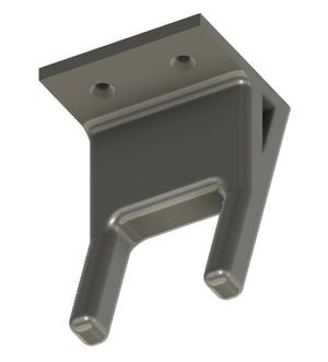Acoustic guitar wall mount bracket