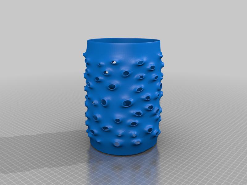 Planter with reef structure