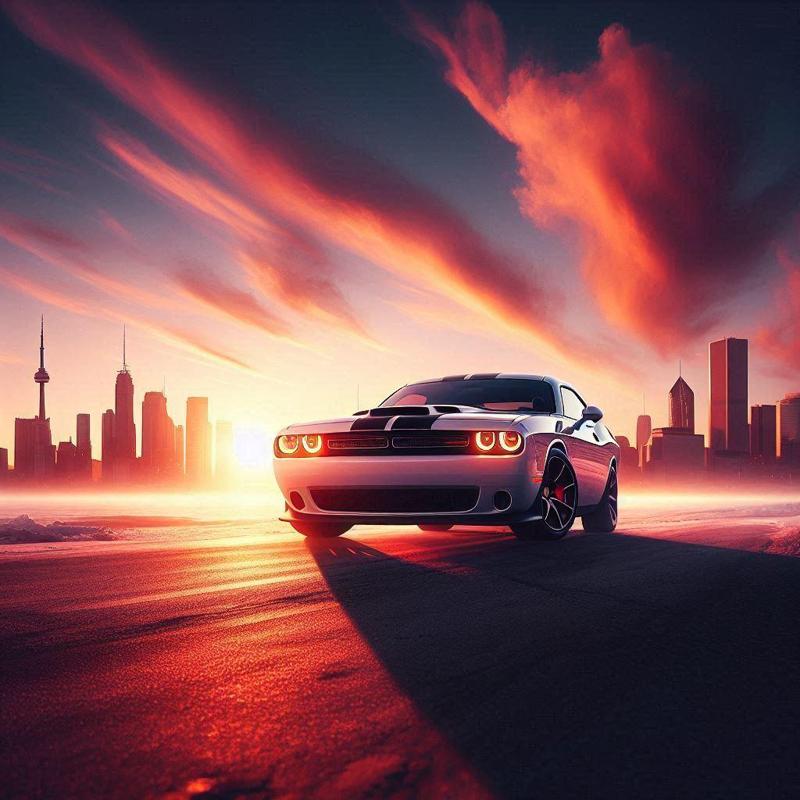 Dodge Challenger Lithophane 