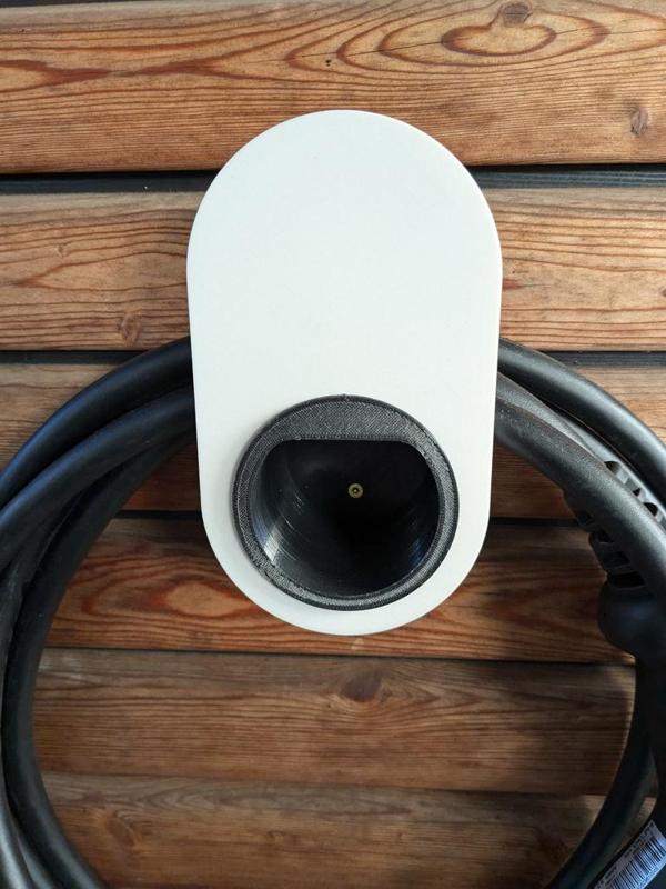 wall mount for type 2 ev charging cable go-e style
