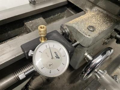 Atlas Craftsman Lathe Ways Dial Indicator Mount for .5 In. Beds