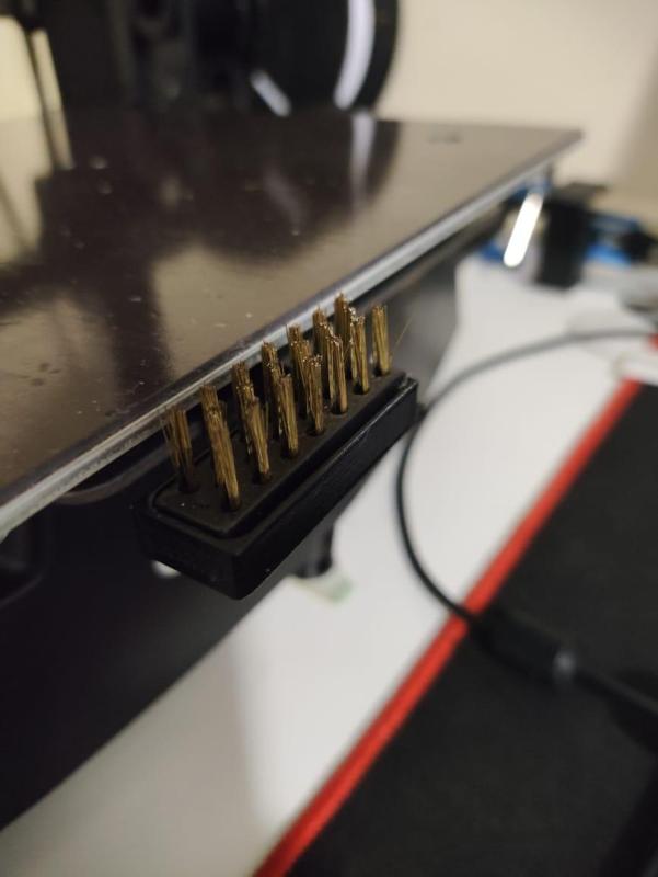 Ender 3 V3 KE and SE automatic nozzle cleaning brush PROCEDURE