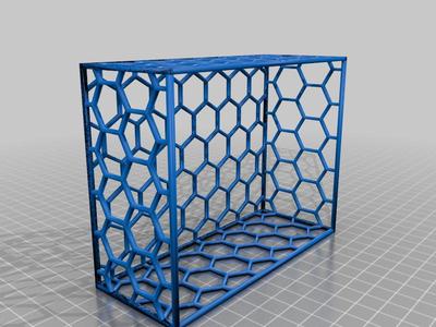 Simple honeycomb organizer box