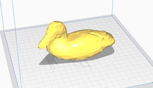 Low poly duck