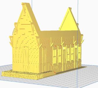 train depot building used with train set with floor o scale