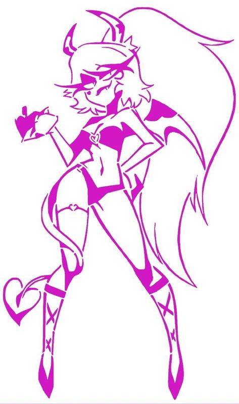 Verosika Mayday stencil 8