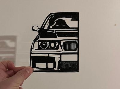 Wall Art Car – BMW E36
