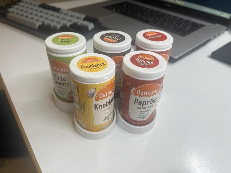 5x Spice Holder (Ostmann) ; Gewürzhalter ; Spice rack ; Spice organizer