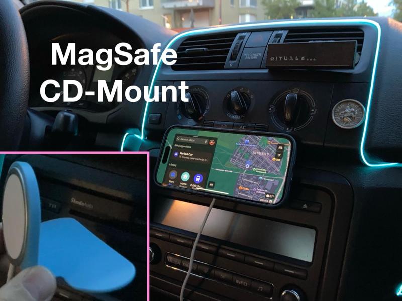 Car-CD phone holder