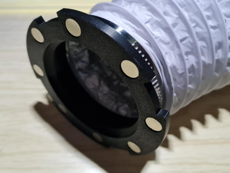 X1C/P1s Magnetic Rear Vent 80mm Hose Adapter Remix