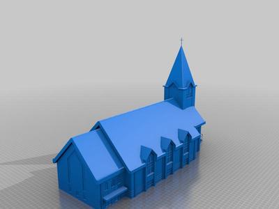 Church on Iceland (Þórshafnarkirkja)