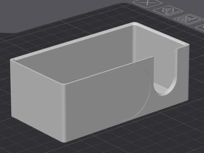 Business Card Holder - With Logo Circle