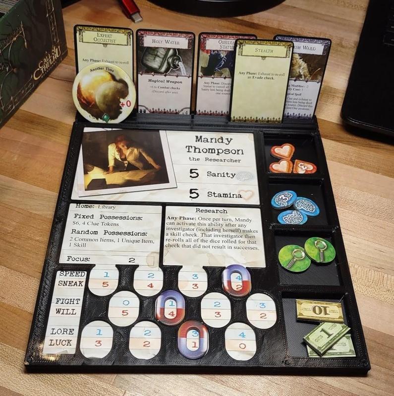 Arkham Horror 2nd Edition Player Dashboard