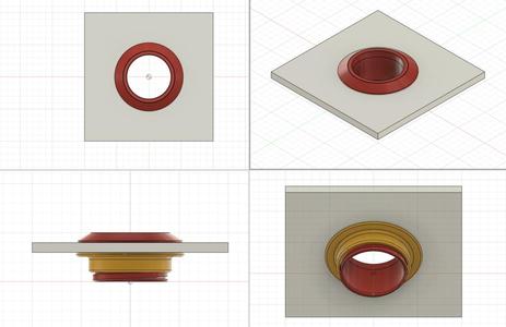 Hole Cover with Thread - Customizable