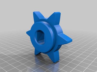 Gear wheel for special agricultural machinery