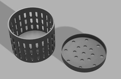 Desicant holder