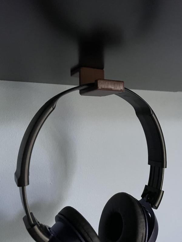 Simple Under Shelf Headset Mount