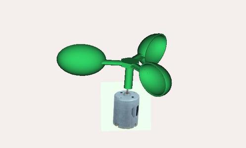 Anemometer for dc motor 