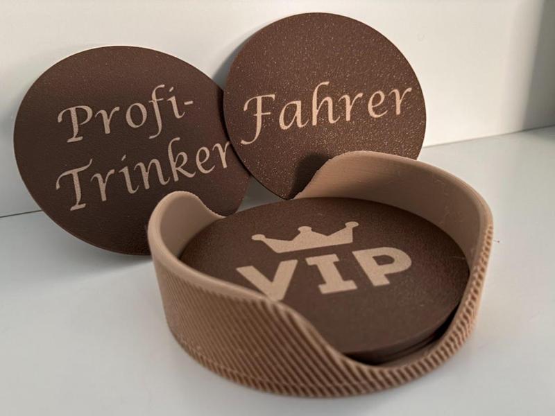 Bowl and Coaster Set (labeled) 10cm