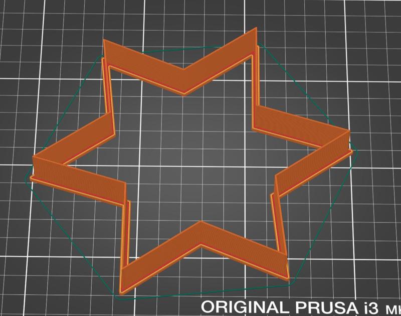 Big star cookie cutter